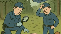 Vtip: Dvaja policajti našli v lese nohu