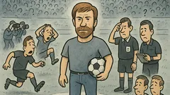 Vtip: Chuck Norris hrá futbalový zápas