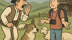 Vtip: Nemecký turista je na salaši…