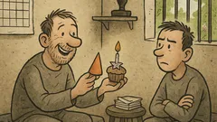 Vtip: Väzeň želá šťastný nový rok