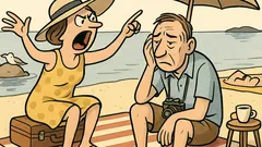 Vtip: Nekrič, stará — sme v Tichomorí!