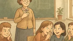 Vtip: Učiteľka sa pýta: „Som pekná?“