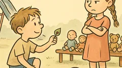 Vtip: Päťročný Janko žiada Marienku o ruku