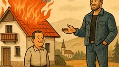 Vtip: Príde chlapík domov, horí mu dom