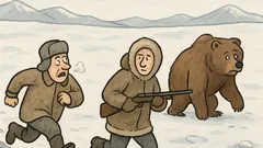 Vtip: Rús a Eskimák idú na medveďa…