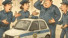 Vtip: O čom sa hádajú policajti v aute?