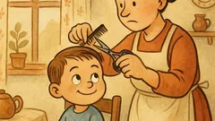 Vtip: Kubko, stoj rovno, robím cestičku