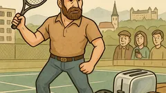 Vtip: Chuck Norris hrá tenis s hriankovačom