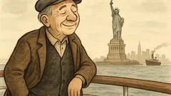 Vtip: Dedko ušiel do Ameriky za slobodou