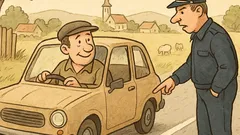 Vtip: Ide Záhorák autom, zastaví ho policajt…