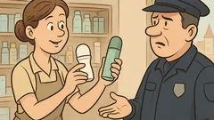 Vtip: Príde policajt do drogérie po dezodorant