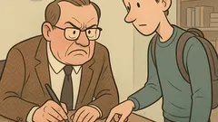 Vtip: Profesor sa trasie, študent sa vráti