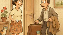 Vtip: Príde žena domov a povie manželovi