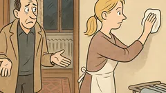 Vtip: Blondínka vešia mokré uteráky na stenu