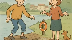 Vtip: Ak skočím do vody, zachrániš ma?