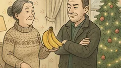Vtip: Banány rastú na jedličke?
