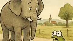 Vtip: Ide slon po ceste a žaba...