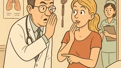 Vtip: Lekár vyšetruje blondínku...