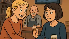 Vtip: Blondínka a brunetka sedia v bare