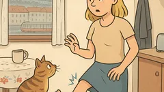 Vtip: Čo urobí blondínka po údere prúdom?