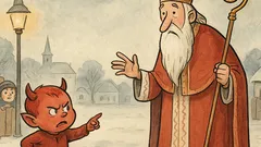 Vtip: Malý čertík sa hnevá na Mikuláša