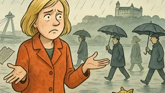 Vtip: Blondínka zas stratila dáždnik