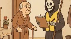 Vtip: Smrťka zvoní pri sčítaní obyvateľstva