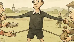 Vtip: Futbalový rozhodca vojde na pľac...