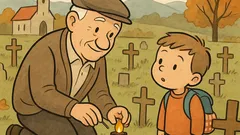 Vtip: Dedko ide s vnúčikom na cintorín…