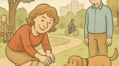 Vtip: Žena v parku nájde zlatý prsteň