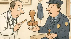 Vtip: Lekár sa pýta policajta