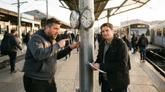 Krátky príbeh: Na peróne viseli dve hodiny. Keď som sa spýtal prečo, stíchol som