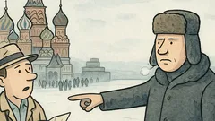 Vtip: Cudzinec sa pýta v Moskve…