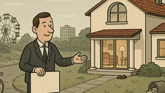 Vtip: Predám vilu pri Černobyle…