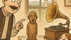 Vtip: Ocko, Edison vynašiel hovoriaci prístroj?