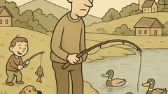 Vtip: Rybár stojí na brehu…