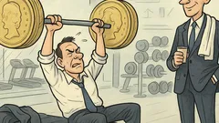 Vtip: Stretnú sa dvaja burzoví makléri vo fitku