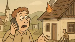 Vtip: Haló, hasiči? Horí mi dom!