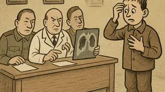 Vtip: Pred odvodovou komisiou príde odvedenec…