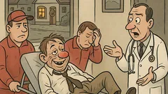 Vtip: Priviezli opitého muža do nemocnice...