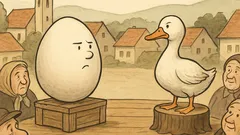 Vtip: Čo bolo skôr: vajce alebo kačka?