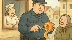 Vtip: Policajt dostane chuť na lekvár...