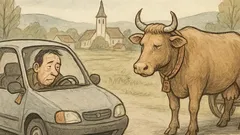 Vtip: Jano, rozdiel medzi šoférom a volom?