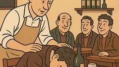 Vtip: Vo vinárni čašník budí hosťa