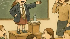 Vtip: Piroška, pozor! Si v škole, nie parlamente!