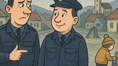 Vtip: Dvaja policajti idú na obchôdzku