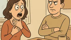 Vtip: Žena kričí: „Pomoc, zhltla som ihlu!“