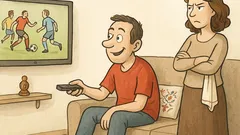 Vtip: „Ty máš futbal radšej…“