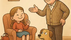 Vtip: Dedko sa pýta vnučky: cukrík?