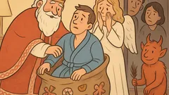 Vtip: Keď na Mikuláša príde veľký chlap